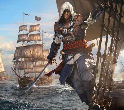 Assassin's Creed: Black Flag Resynced Mobile Horizontal wallpaper or background