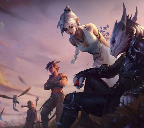 Baldur's Gate 3 fan art Mobile Horizontal wallpaper or background