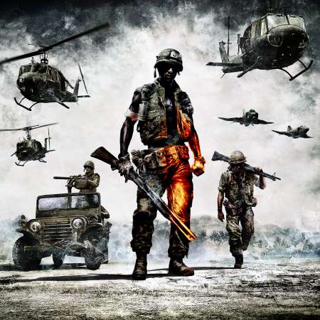 Battlefield: Bad Company 2 Vietnam Mobile Horizontal wallpaper or background