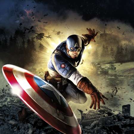 Captain America: Super Soldier Mobile Horizontal wallpaper or background