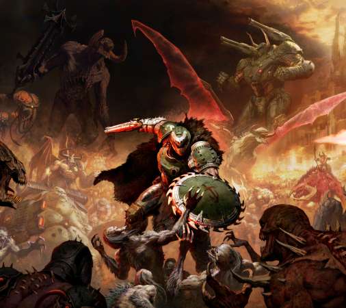 Doom: The Dark Ages Mobile Horizontal wallpaper or background