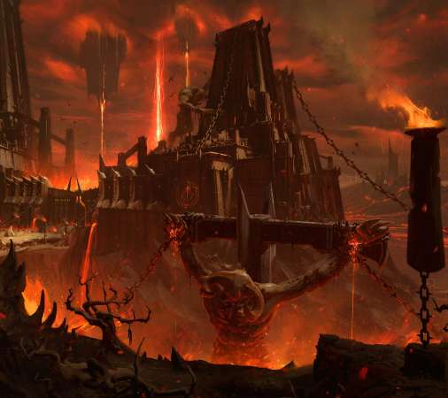 Doom: The Dark Ages Mobile Horizontal wallpaper or background