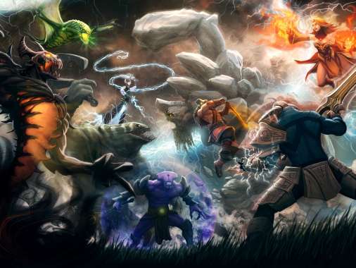 Dota 2 Mobile Horizontal wallpaper or background