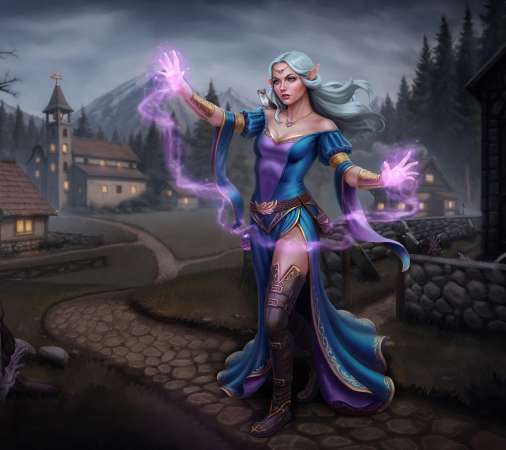 Dungeons & Dragons fan art Mobile Horizontal wallpaper or background