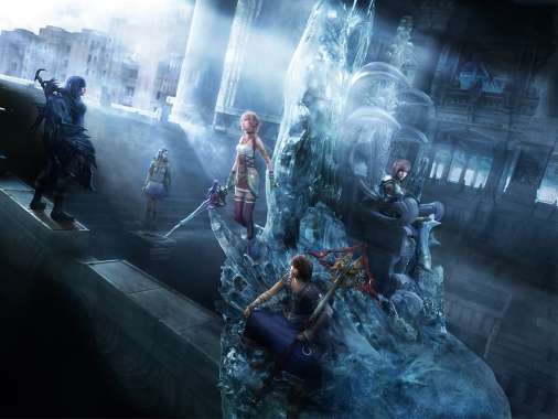 Final Fantasy XIII - 2 Mobile Horizontal wallpaper or background