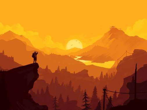 Firewatch Mobile Horizontal wallpaper or background