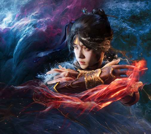 Genigods: Nezha Mobile Horizontal wallpaper or background