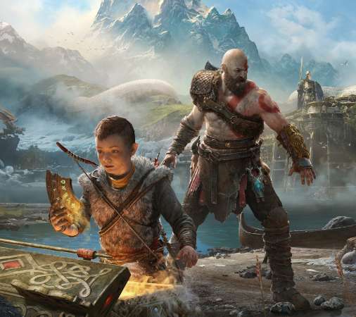 God of War 2017 Mobile Horizontal wallpaper or background