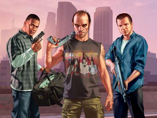 Grand Theft Auto 5 Mobile Horizontal wallpaper or background