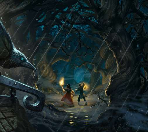 Hearthstone: Heroes of Warcraft - The Witchwood Mobile Horizontal wallpaper or background
