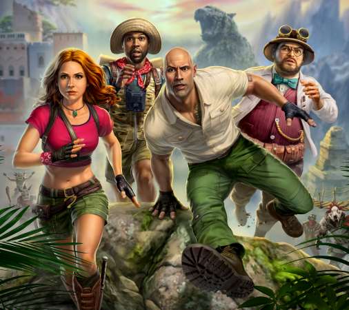 Jumanji: The Video Game Mobile Horizontal wallpaper or background