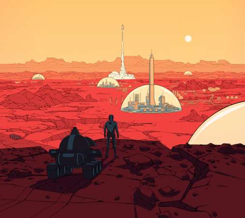 Surviving Mars Mobile Horizontal wallpaper or background