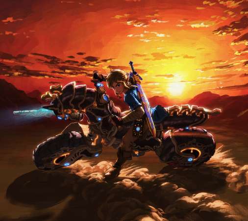 The Legend of Zelda: Breath of the Wild - The Champion's Ballad Mobile Horizontal wallpaper or background