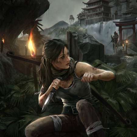 Tomb Raider fan art Mobile Horizontal wallpaper or background