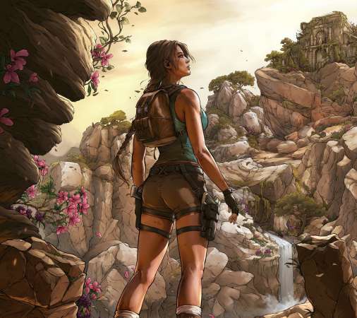 Tomb Raider: Legacy of Atlantis Mobile Horizontal wallpaper or background