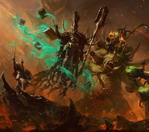 Total War: Warhammer 3 - Lords of the End Times Mobile Horizontal wallpaper or background