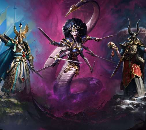 Total War: Warhammer 3 - Tides of Torment Mobile Horizontal wallpaper or background
