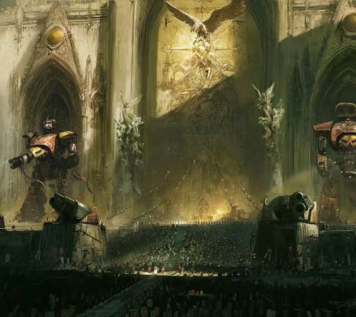 Warhammer 40,000 fan art Mobile Horizontal wallpaper or background
