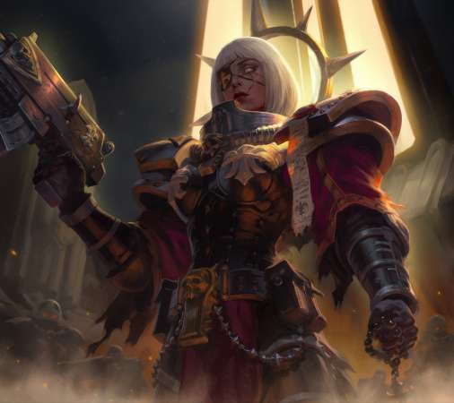 Warhammer 40,000 fan art Mobile Horizontal wallpaper or background