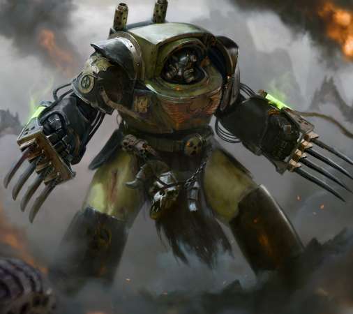 Warhammer 40,000 fan art Mobile Horizontal wallpaper or background