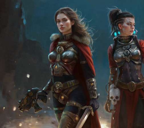 Warhammer 40,000 fan art Mobile Horizontal wallpaper or background