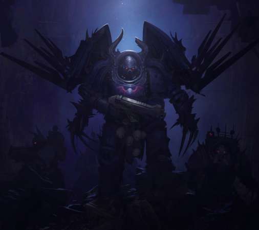 Warhammer 40,000 fan art Mobile Horizontal wallpaper or background