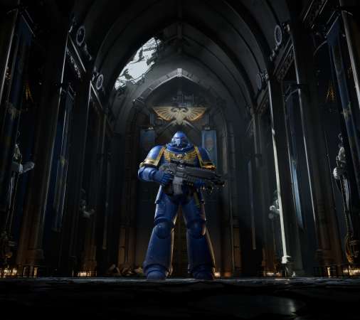 Warhammer 40,000: Space Marine VR - Defenders of Avarax Mobile Horizontal wallpaper or background