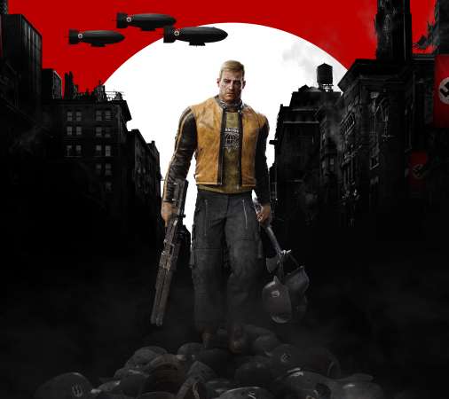 Wolfenstein 2: The New Colossus Mobile Horizontal wallpaper or background