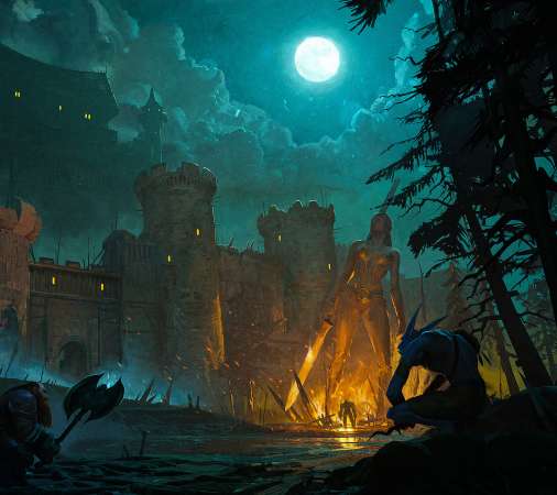 World of Warcraft fan art Mobile Horizontal wallpaper or background