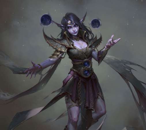 World of Warcraft fan art Mobile Horizontal wallpaper or background