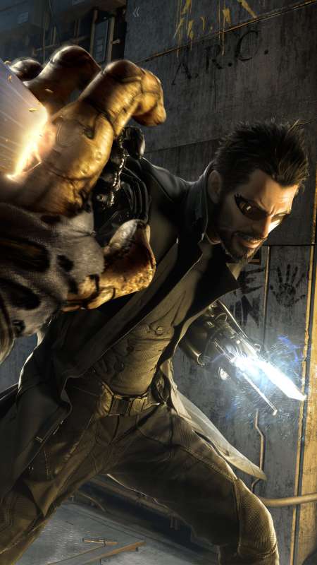 9 phone x Mankind wallpapers Ex: Deus Divided or backgrounds desktop