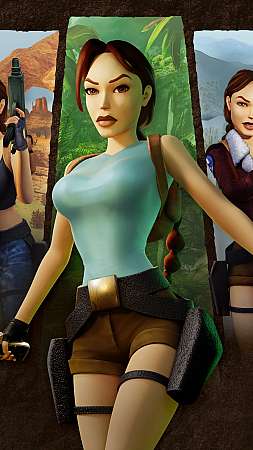 Tomb Raider I-III Remastered Starring Lara Croft Mobile Vertical wallpaper or background