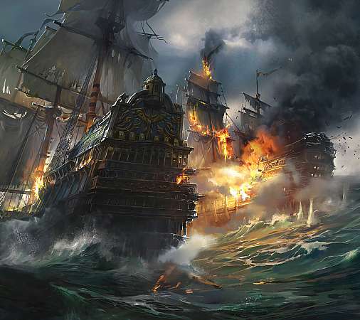 War of the Seas Mobile Horizontal wallpaper or background