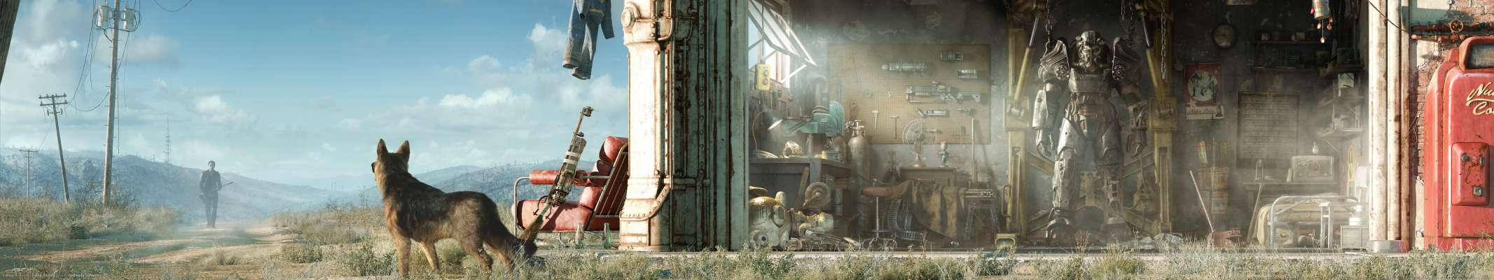 Fallout 4 triple screen wallpaper or background