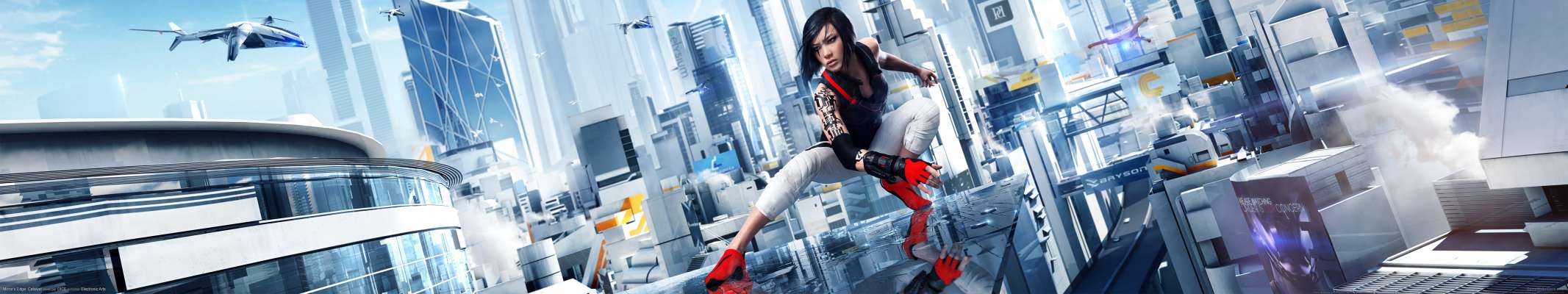 Mirror's Edge: Catalyst triple screen wallpaper or background