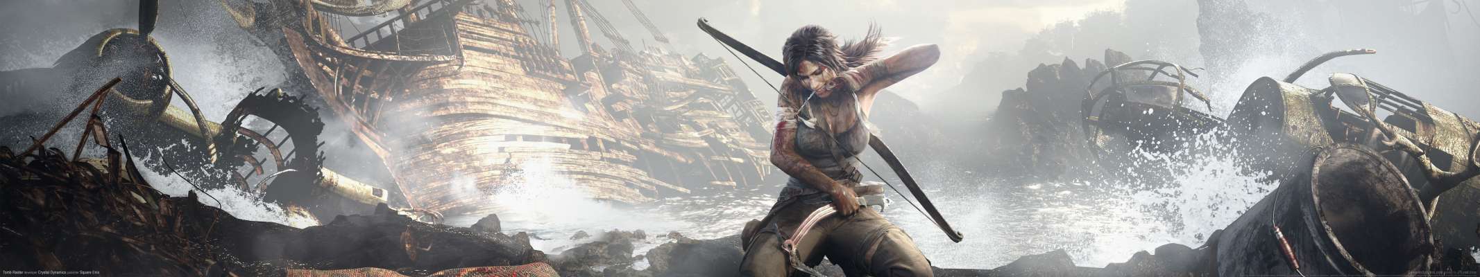 Tomb Raider triple screen wallpaper or background