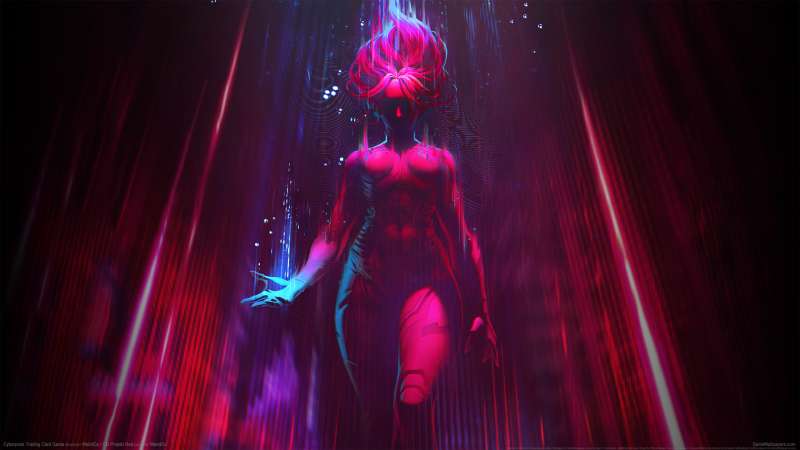 Cyberpunk Trading Card Game wallpaper or background