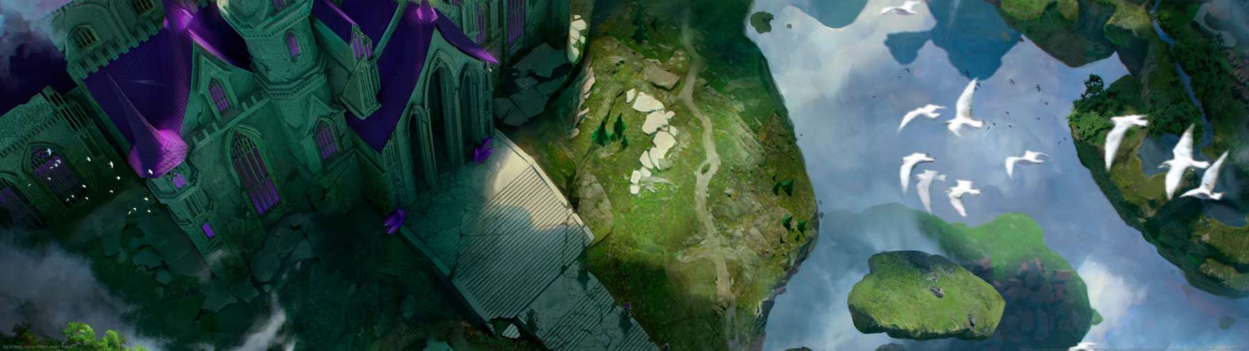 Age of Magic superwide wallpaper or background 04