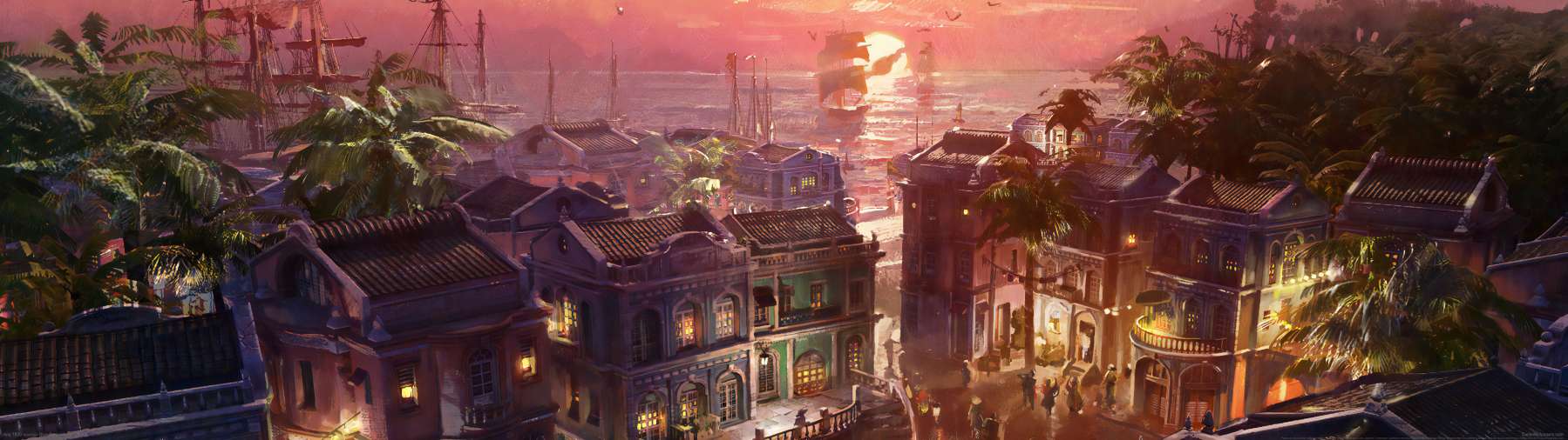 Anno 1800 superwide wallpaper or background 03