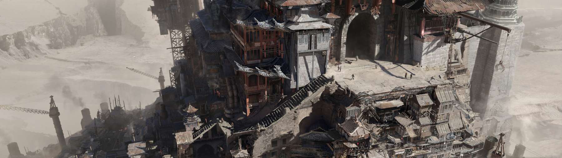 Ashfall superwide wallpaper or background 04