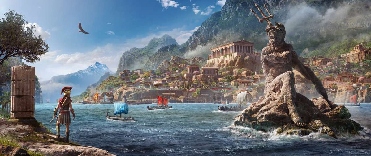 Assassin's Creed: Odyssey ultrawide wallpaper or background 02