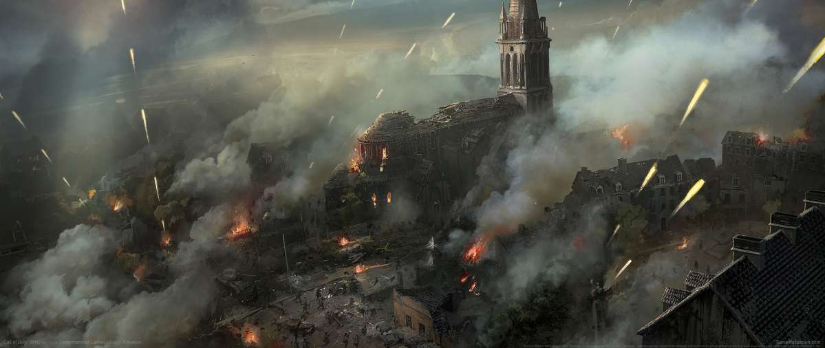Call of Duty: WW2 ultrawide wallpaper or background 03