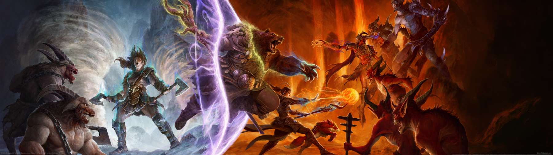 Diablo 4: Season of Infernal Chaos superwide wallpaper or background 01