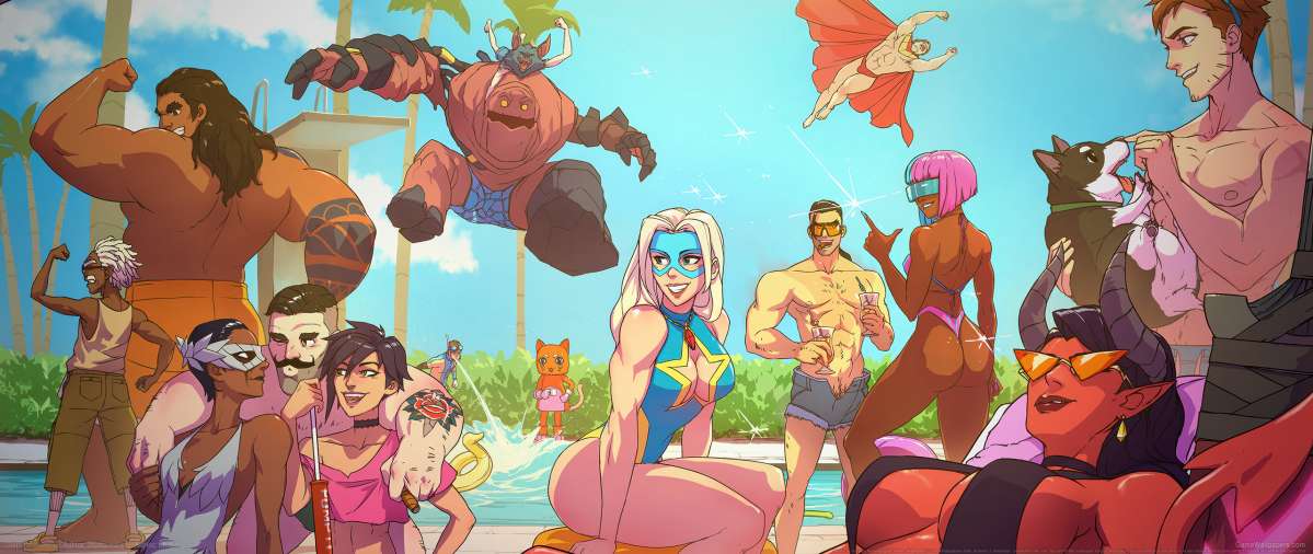 Dispatch ultrawide wallpaper or background 01