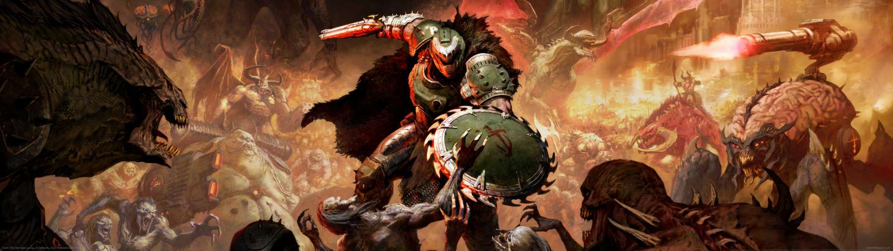 Doom: The Dark Ages superwide wallpaper or background 03