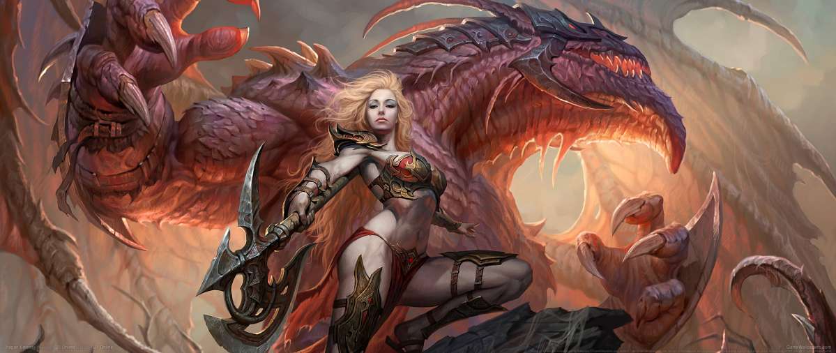 Dragon Eternity ultrawide wallpaper or background 03