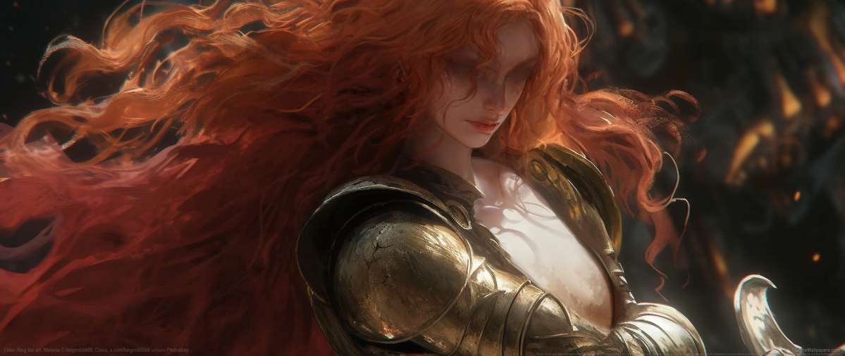 Elden Ring fan art ultrawide wallpaper or background 13