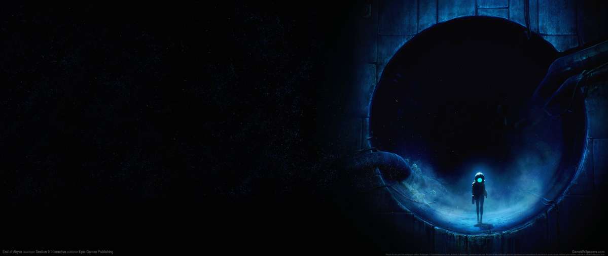 End of Abyss ultrawide wallpaper or background 01