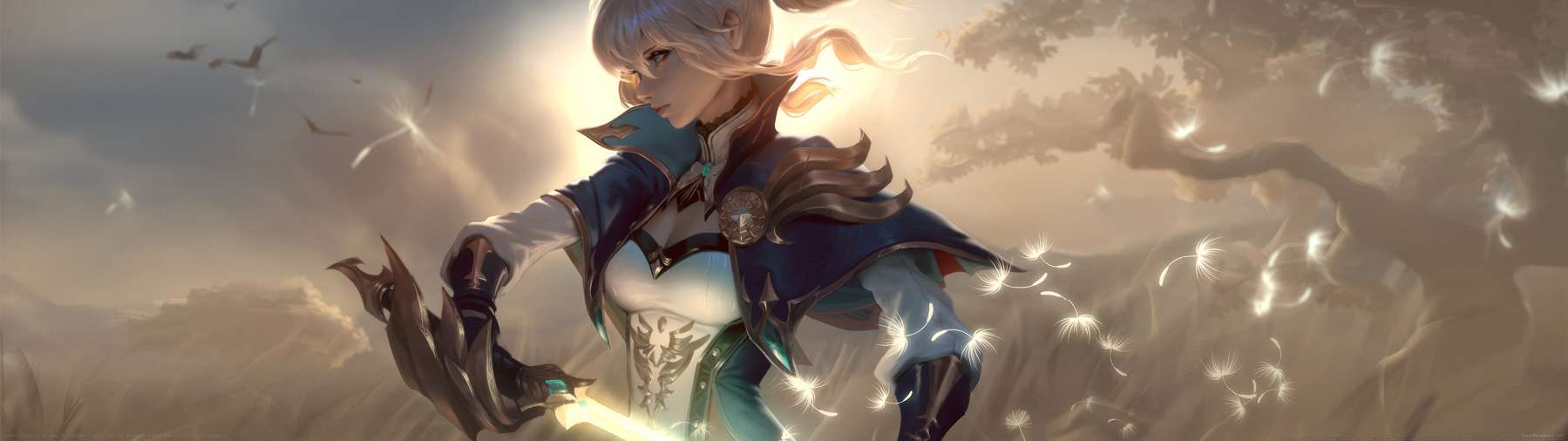 Genshin Impact fan art superwide wallpaper or background 10