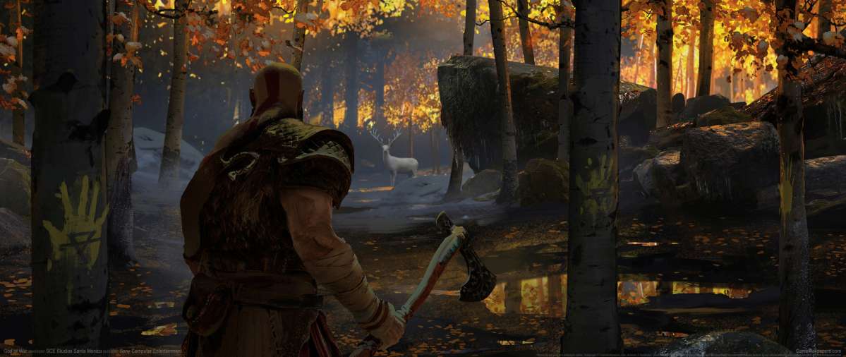 God of War 2017 ultrawide wallpaper or background 04